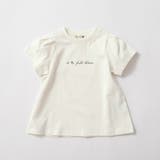 オフホワイト | 【ブランシェスmini】半袖Tシャツ/リボン/ドット/綿100%/女の子 | ブランシェス