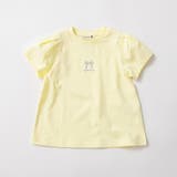 イエロー | 【ブランシェスmini】半袖Tシャツ/リボン/ドット/綿100%/女の子 | ブランシェス