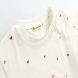 総柄半袖Tシャツ ハート刺繍 ボーダー | ブランシェス | 詳細画像6 