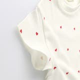 総柄半袖Tシャツ ハート刺繍 ボーダー | ブランシェス | 詳細画像7 