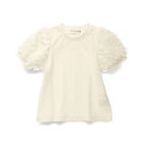 袖フラワーチュール半袖Tシャツ 春 トップス | ブランシェス | 詳細画像1 