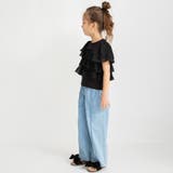 【綿100%】フリル半袖Tシャツ/シフォン/レイヤード/おでかけ | ブランシェス | 詳細画像17