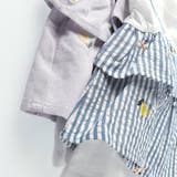 【おそろい】レモン＆フラワー総柄刺しゅうドッキングTシャツ | ブランシェス | 詳細画像4 