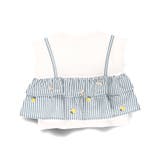 【おそろい】レモン＆フラワー総柄刺しゅうドッキングTシャツ | ブランシェス | 詳細画像6 