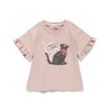 ライトピンク | アソート半袖フリルTシャツ セットアップ可 綿100% | ブランシェス