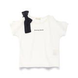 【プチプラ】肩リボン半袖Tシャツ/綿100% | ブランシェス | 詳細画像2