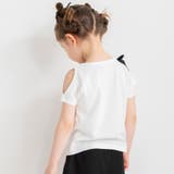 【プチプラ】肩リボン半袖Tシャツ/綿100% | ブランシェス | 詳細画像4