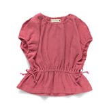 ピンク | 【セットアップ可】ジャガード半袖トップス 春 夏 | ブランシェス