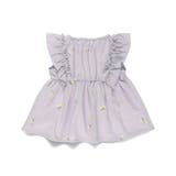 【おそろい】レモン＆フラワー総柄刺しゅうチュニック 綿100% ブラウス | ブランシェス | 詳細画像15 