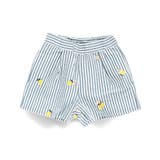 【おそろい】レモン＆フラワー総柄刺しゅうショートパンツ | ブランシェス | 詳細画像2 