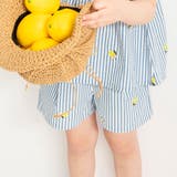 オフホワイト | 【おそろい】レモン＆フラワー総柄刺しゅうショートパンツ | ブランシェス