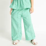 グリーン | 【プチレディ ベビーとおそろい】スカラップ刺繍パンツ レース | ブランシェス