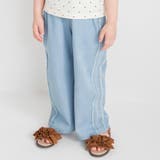 サックス | 【接触冷感 機能性】ライトデニムパンツ デニム | ブランシェス