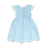 サックス | 【おそろい】シャドーチェックワンピース | ブランシェス