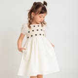 ハート柄刺繍ワンピース/綿100%/かぎ針編み | ブランシェス | 詳細画像5 