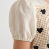 ハート柄刺繍ワンピース/綿100%/かぎ針編み | ブランシェス | 詳細画像7 