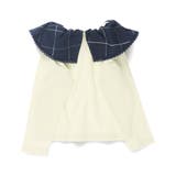 【おそろい】チェック襟付き長袖Tシャツ/女の子/おでかけ/ペア/綿100% | ブランシェス | 詳細画像11