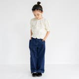 【25AW】デニムワイドパンツ | ブランシェス | 詳細画像15 