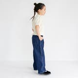 【25AW】デニムワイドパンツ | ブランシェス | 詳細画像17 