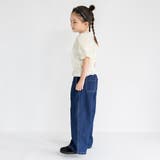 【25AW】デニムワイドパンツ | ブランシェス | 詳細画像18 