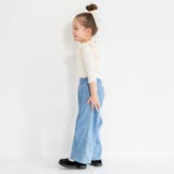 【25AW】デニムワイドパンツ | ブランシェス | 詳細画像5 