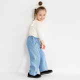 【25AW】デニムワイドパンツ | ブランシェス | 詳細画像6 