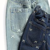 リボン総柄刺しゅうデニム パンツ | ブランシェス | 詳細画像13 