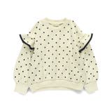 肩フリル トレーナー/150cm/女の子/ドット柄 | ブランシェス | 詳細画像2