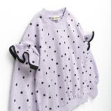 肩フリル トレーナー/150cm/女の子/ドット柄 | ブランシェス | 詳細画像23