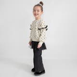 肩フリル トレーナー/150cm/女の子/ドット柄 | ブランシェス | 詳細画像4