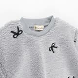 リボン総柄刺しゅうボア トレーナー 150cm | ブランシェス | 詳細画像11 