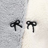 リボン総柄刺しゅうボア トレーナー 150cm | ブランシェス | 詳細画像15 