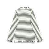 ラメ単色/ボーダーテレコ長袖Tシャツ150cm/女の子/インナー | ブランシェス | 詳細画像16 