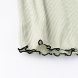 ラメ単色/ボーダーテレコ長袖Tシャツ150cm/女の子/インナー | ブランシェス | 詳細画像4 