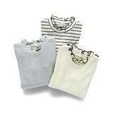 ラメ単色/ボーダーテレコ長袖Tシャツ150cm/女の子/インナー | ブランシェス | 詳細画像7 