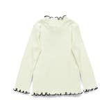 ラメ単色/ボーダーテレコ長袖Tシャツ150cm/女の子/インナー | ブランシェス | 詳細画像8 