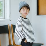 ボーダー | BIGシルエット長袖Tシャツ ビッグシルエット オーバーサイズ | ブランシェス