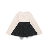 【おそろい】リボン柄ドッキング長袖Tシャツ 女の子 150cm | ブランシェス | 詳細画像19 