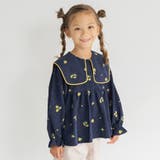 ネイビーブルー | 【おそろい】きんもくせい刺しゅうチュニック | ブランシェス