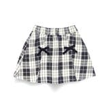 ブラック | チェック柄スカパン セットアップ可 女の子 | ブランシェス