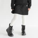 ブラック | ハート総柄膨れジャガード スカート/セットアップ可/女の子/キッズ/150cm | ブランシェス