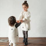 リボン総柄刺しゅうボア スカート セットアップ可 | ブランシェス | 詳細画像3 