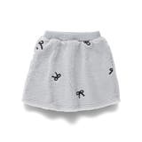 リボン総柄刺しゅうボア スカート セットアップ可 | ブランシェス | 詳細画像6 