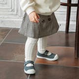 ブラウン | 前ボタン起毛プリーツスカート | ブランシェス