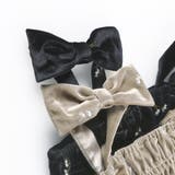 花柄刺しゅうベロア ジャンパースカート キッズ | ブランシェス | 詳細画像8