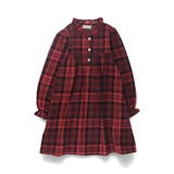 チェック柄胸切替ワンピース/150cm/女の子/起毛 | ブランシェス | 詳細画像2 