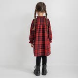 チェック柄胸切替ワンピース/150cm/女の子/起毛 | ブランシェス | 詳細画像5 