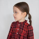 チェック柄胸切替ワンピース/150cm/女の子/起毛 | ブランシェス | 詳細画像6 