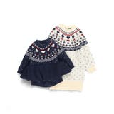 【マシンウォッシャブル】ノルディック風ハート柄ニットワンピース | ブランシェス | 詳細画像12 