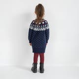 【マシンウォッシャブル】ノルディック風ハート柄ニットワンピース | ブランシェス | 詳細画像18 